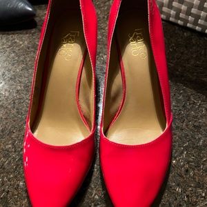 Franco Sarto Frankie Wedges, Patent Red, Size 9